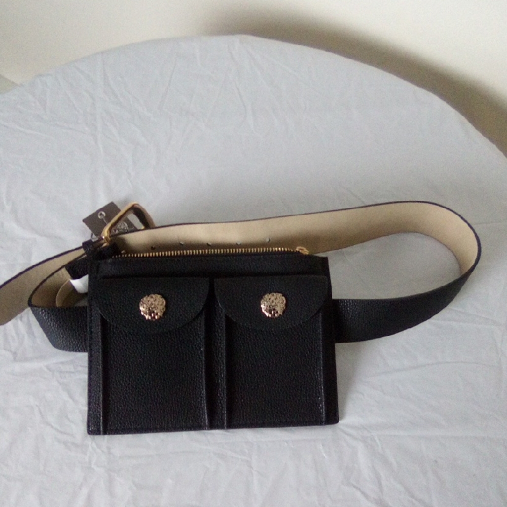 CAMUTO Black Belt Bag NEW 32 " SIZE MEDIUM